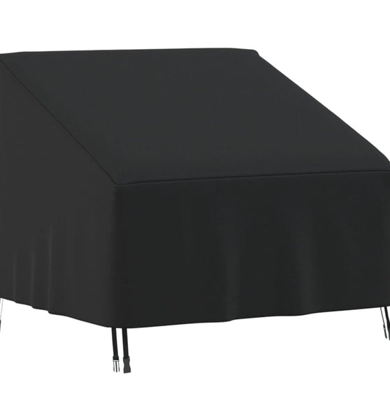 Abdeckung für Gartensessel Schwarz 96x79x49/74 cm 420D Oxford