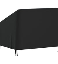 Abdeckung für Gartensessel Schwarz 96x79x49/74 cm 420D Oxford