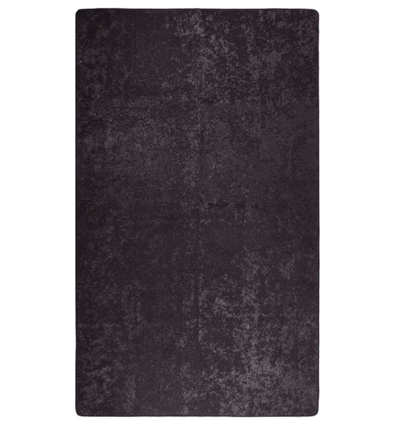 Teppich Waschbar Anthrazit 150x230 cm Rutschfest