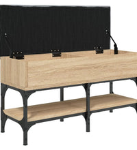 Schuhbank Sonoma-Eiche 82x32x45 cm Holzwerkstoff