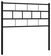 Kopfteil Metall Schwarz 75 cm