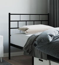 Kopfteil Metall Schwarz 75 cm