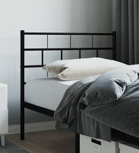 Kopfteil Metall Schwarz 90 cm