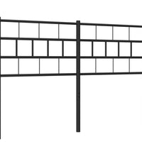 Kopfteil Metall Schwarz 120 cm