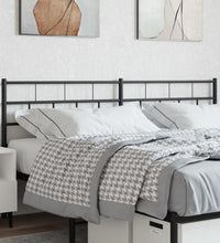Kopfteil Metall Schwarz 180 cm