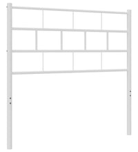 Kopfteil Metall Weiß 100 cm