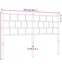 Kopfteil Metall Weiß 120 cm