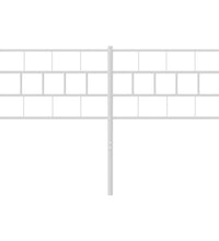 Kopfteil Metall Weiß 140 cm