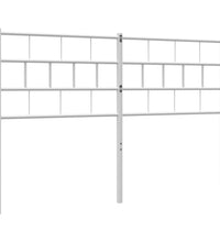 Kopfteil Metall Weiß 150 cm