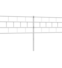 Kopfteil Metall Weiß 160 cm
