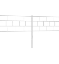 Kopfteil Metall Weiß 180 cm