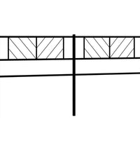 Kopfteil Metall Schwarz 200 cm