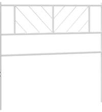 Kopfteil Metall Weiß 100 cm