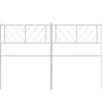 Kopfteil Metall Weiß 120 cm