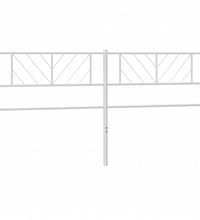 Kopfteil Metall Weiß 200 cm