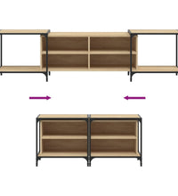 TV-Schrank Sonoma-Eiche 203x37x50 cm Holzwerkstoff