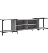 TV-Schrank Grau Sonoma 203x37x50 cm Holzwerkstoff