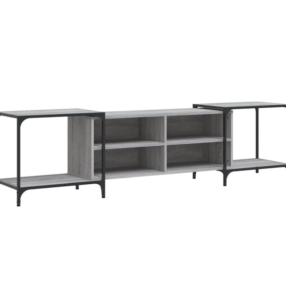 TV-Schrank Grau Sonoma 203x37x50 cm Holzwerkstoff