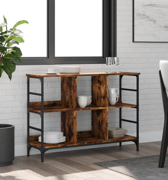 Sideboard Räuchereiche 102x32x73,5 cm Holzwerkstoff