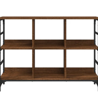 Sideboard Braun Eichen-Optik 102x32x73,5 cm Holzwerkstoff