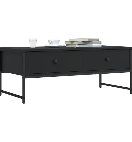 Couchtisch Schwarz 101x49x39,5 cm Holzwerkstoff