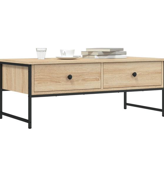 Couchtisch Sonoma-Eiche 101x49x39,5 cm Holzwerkstoff
