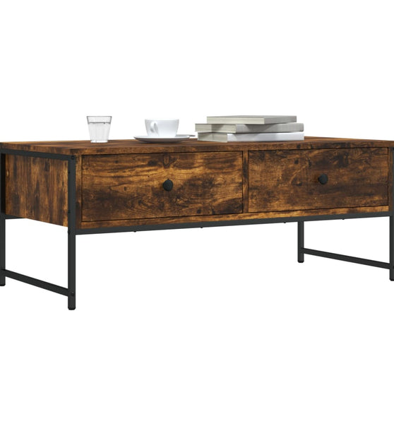 Couchtisch Räuchereiche 101x49x39,5 cm Holzwerkstoff