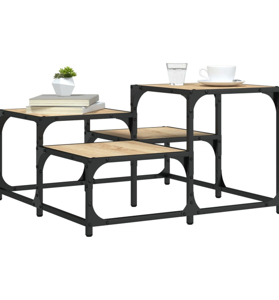 Couchtisch Sonoma-Eiche 68x68x40 cm Holzwerkstoff