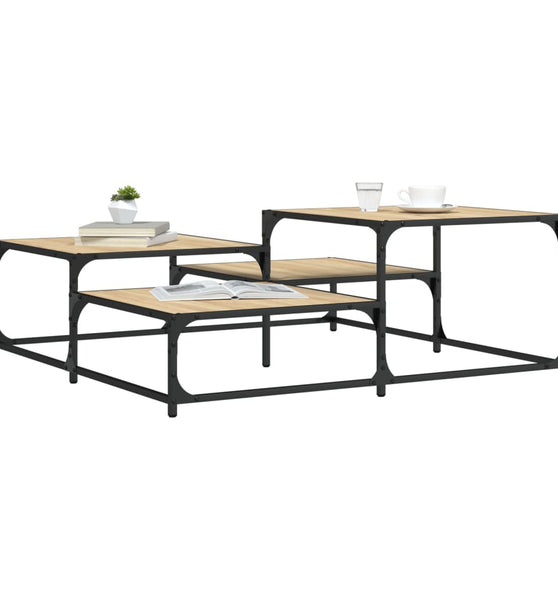 Couchtisch Sonoma-Eiche 107x107x40 cm Holzwerkstoff