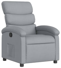 Relaxsessel Hellgrau Stoff