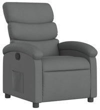 Relaxsessel Dunkelgrau Stoff