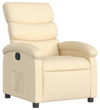 Relaxsessel Creme Stoff