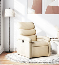 Relaxsessel Creme Stoff