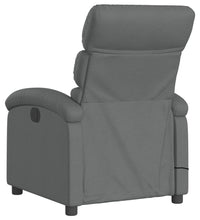 Massagesessel Dunkelgrau Stoff