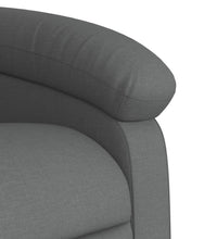 Massagesessel Dunkelgrau Stoff