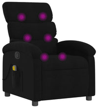 Massagesessel Schwarz Stoff