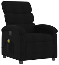 Massagesessel Schwarz Stoff