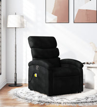 Massagesessel Schwarz Stoff