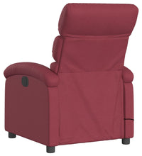 Massagesessel Weinrot Stoff
