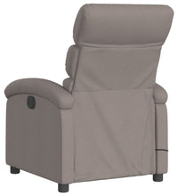Massagesessel Taupe Stoff