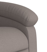 Massagesessel Taupe Stoff