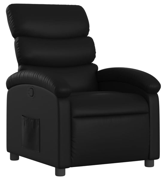Relaxsessel Schwarz Kunstleder