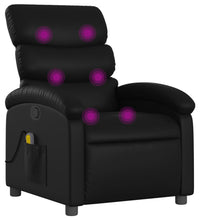 Massagesessel Schwarz Kunstleder