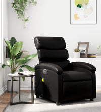 Massagesessel Schwarz Kunstleder