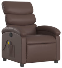 Massagesessel Braun Kunstleder