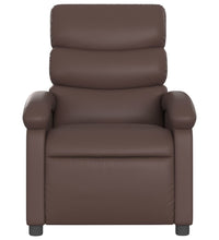 Massagesessel Braun Kunstleder