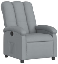 Relaxsessel Hellgrau Stoff
