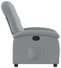 Relaxsessel Hellgrau Stoff