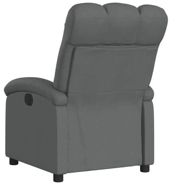 Relaxsessel Dunkelgrau Stoff