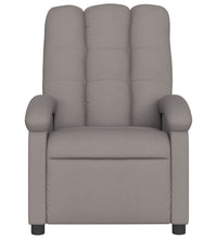 Massagesessel Taupe Stoff